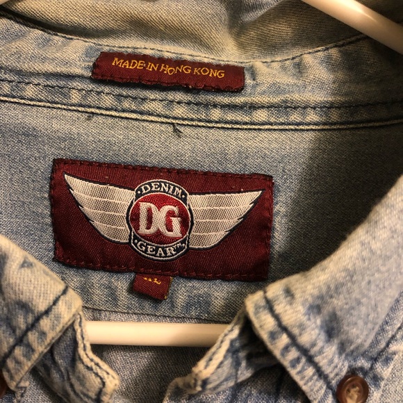 Denim Gear jean men’s shirt XL long sleeve button down - Picture 3 of 6